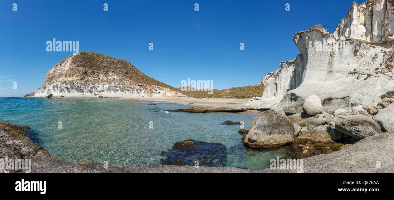 Cala de Enmedio beach, Cabo de Gata natural park, Andalusia, Spain Stock Photo