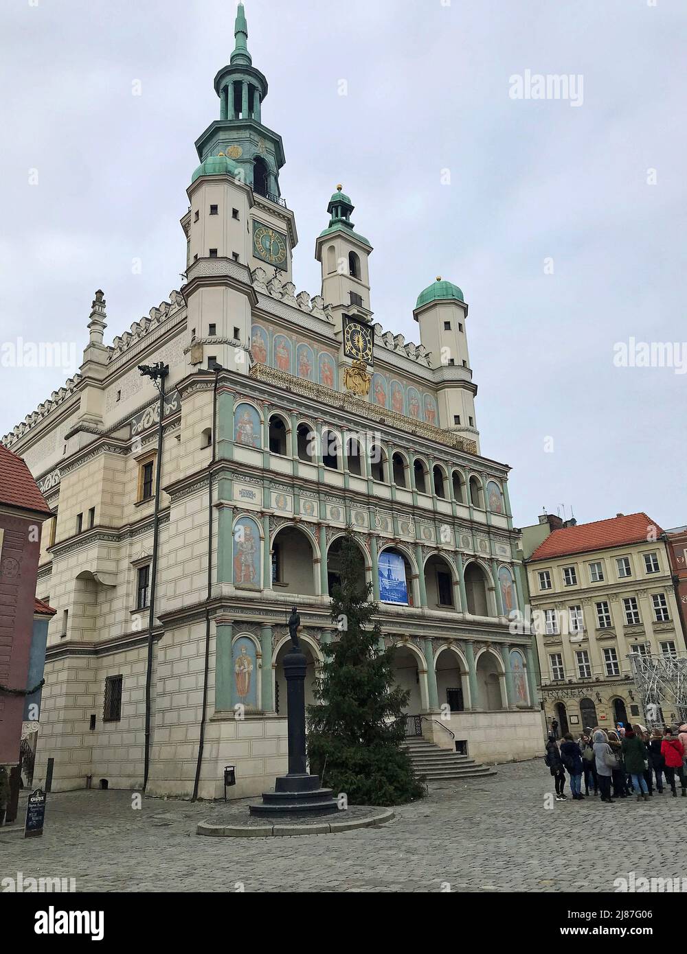 Historic Town Hall - Poznan, Poland Stock Photo