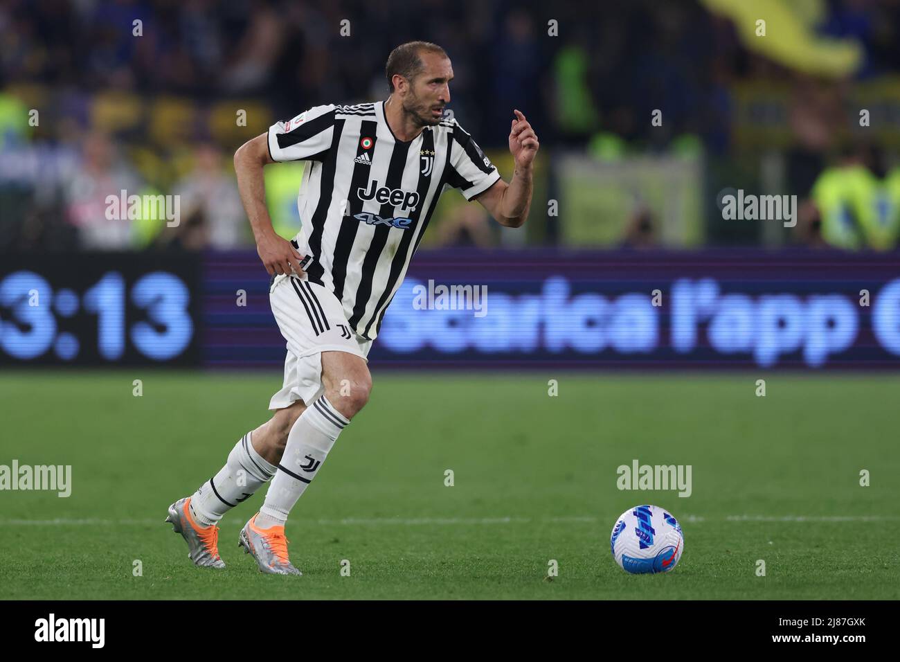 Rome, Italy, 11th May 2022. Giorgio Chiellini of Juventus during the Coppa Italia match at Stadio Olimpico, Rome. Picture credit should read: Jonathan Moscrop / Sportimage Stock Photo