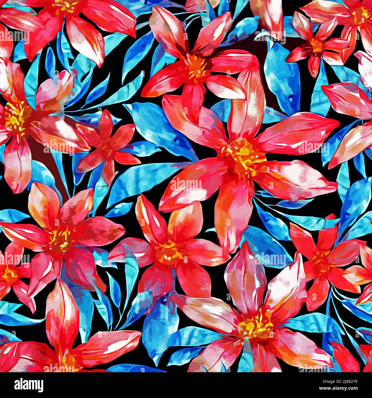 Textile and wallpaper patterns. A printable digital illustration work ...