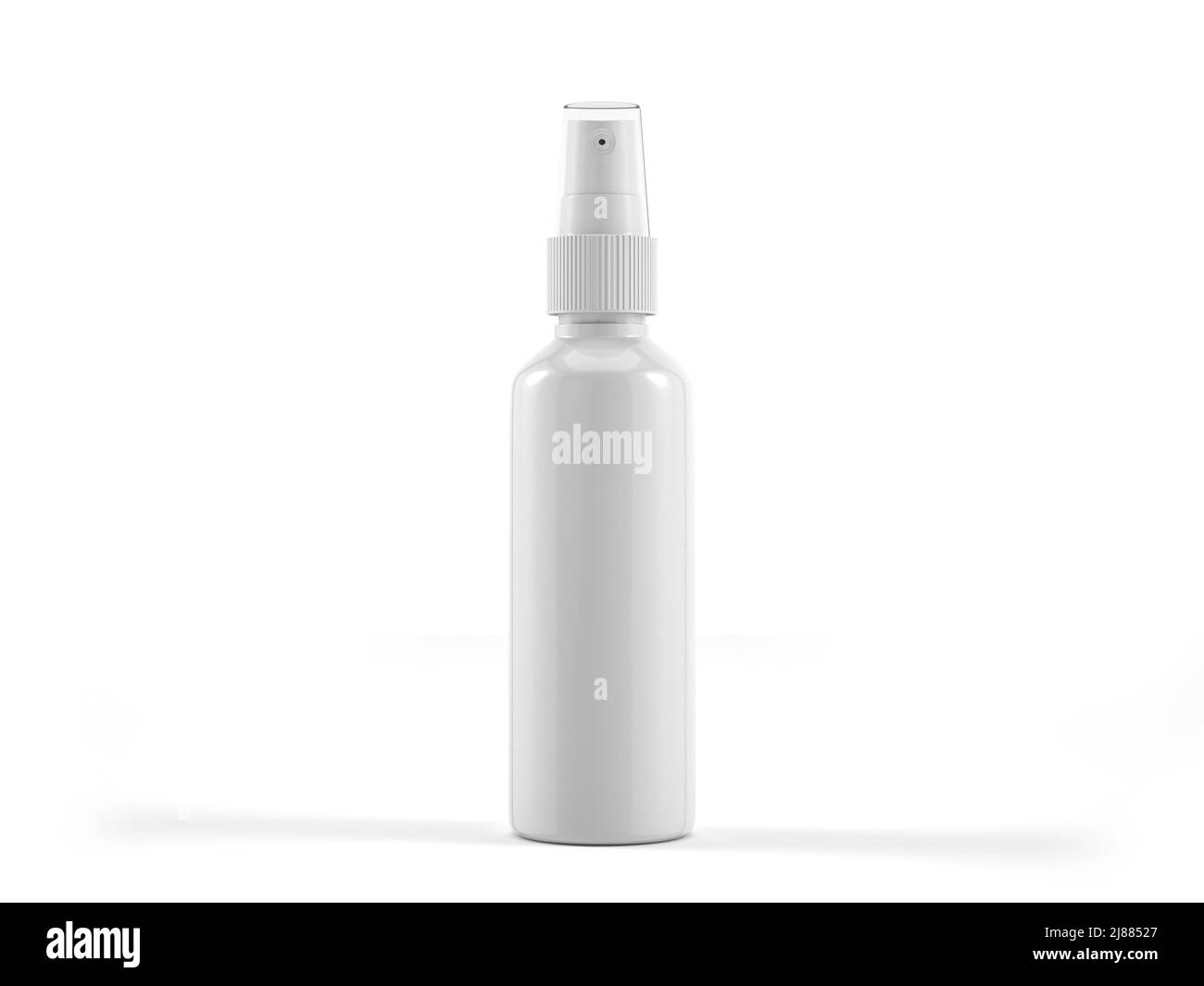 Spray bottle on a white background. 3d illustration Stock Photo - Alamy