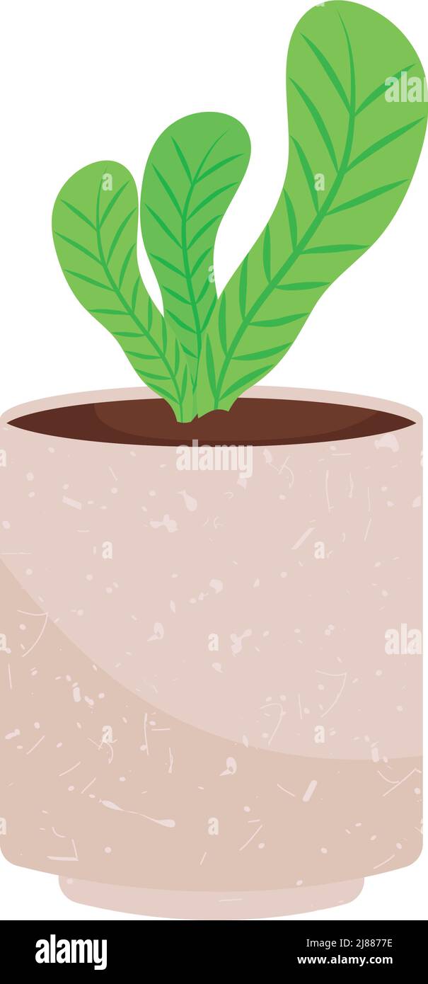 plant in a pot Stock Vector Image & Art - Alamy