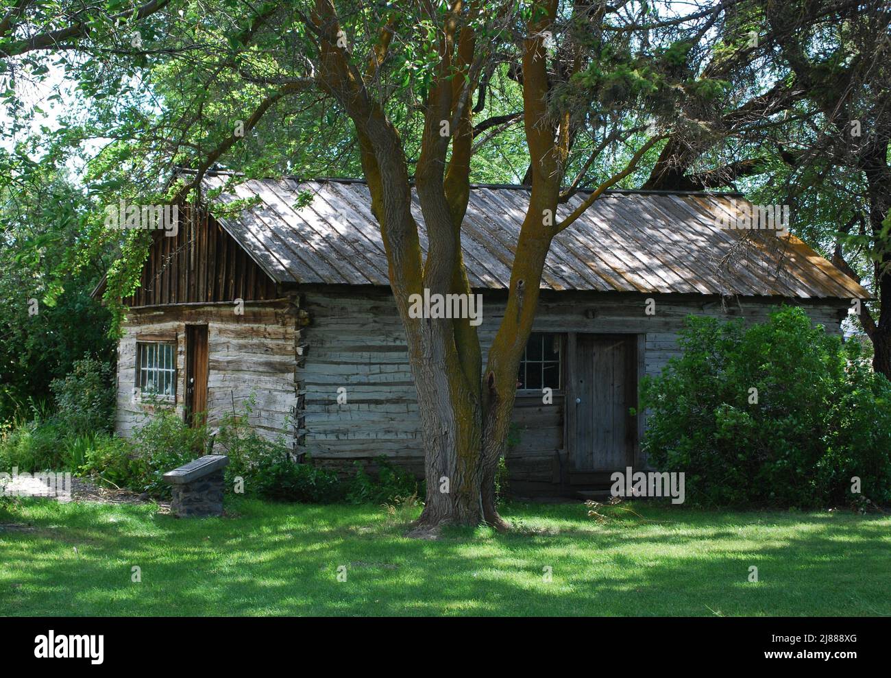 Historic Farmstead at the Olmstead State Park in Washington State Stock