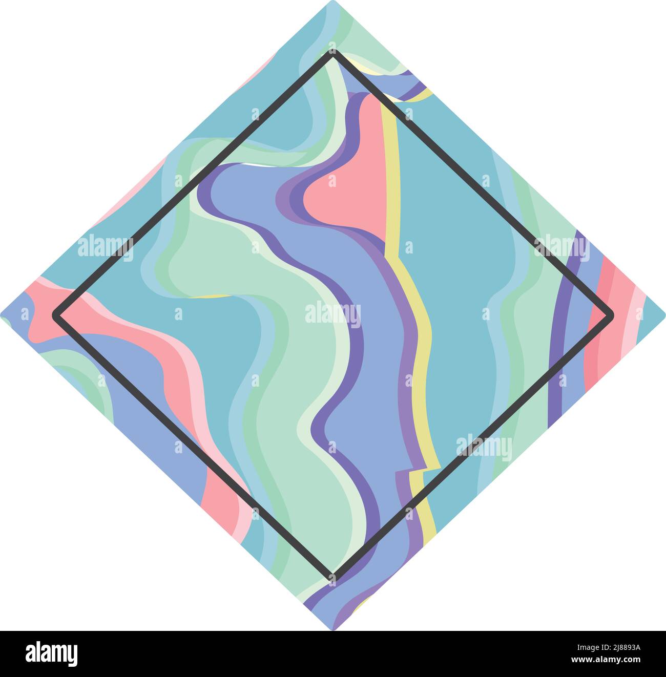 holographic rhombus icon Stock Vector Image & Art - Alamy