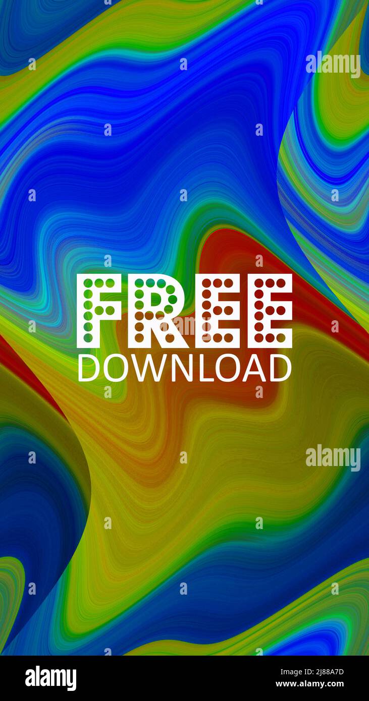 FREE Download words on abstract seamless colorful background. Online business concept. Vertical layout for Insta stories. Stock Photo