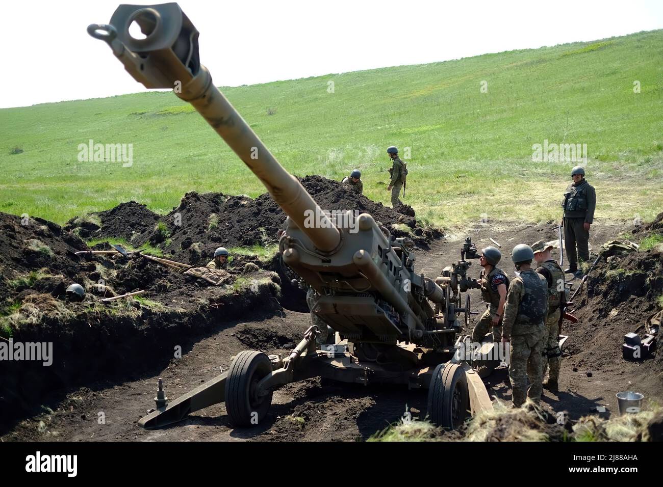 U. S. M777 Howitzers have arrived in Ukraine and are in use on the