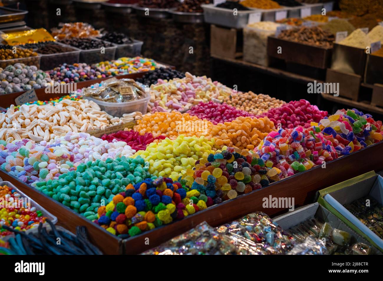 pile of colorful gummy candies, jelly candy shop Stock Photo Alamy