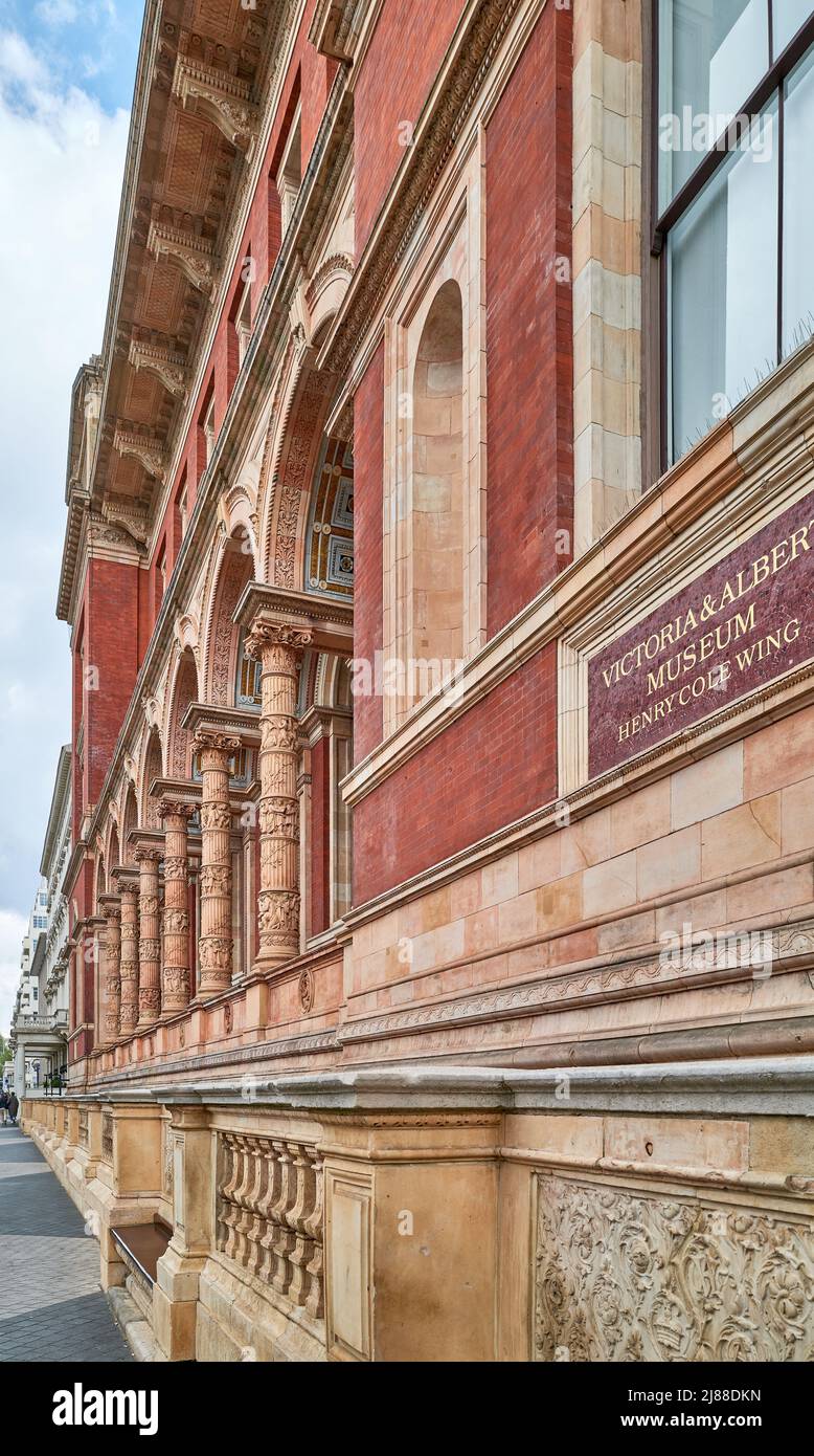 The Henry Cole wing of the Victoria and Albert museum, London, England. Stock Photo