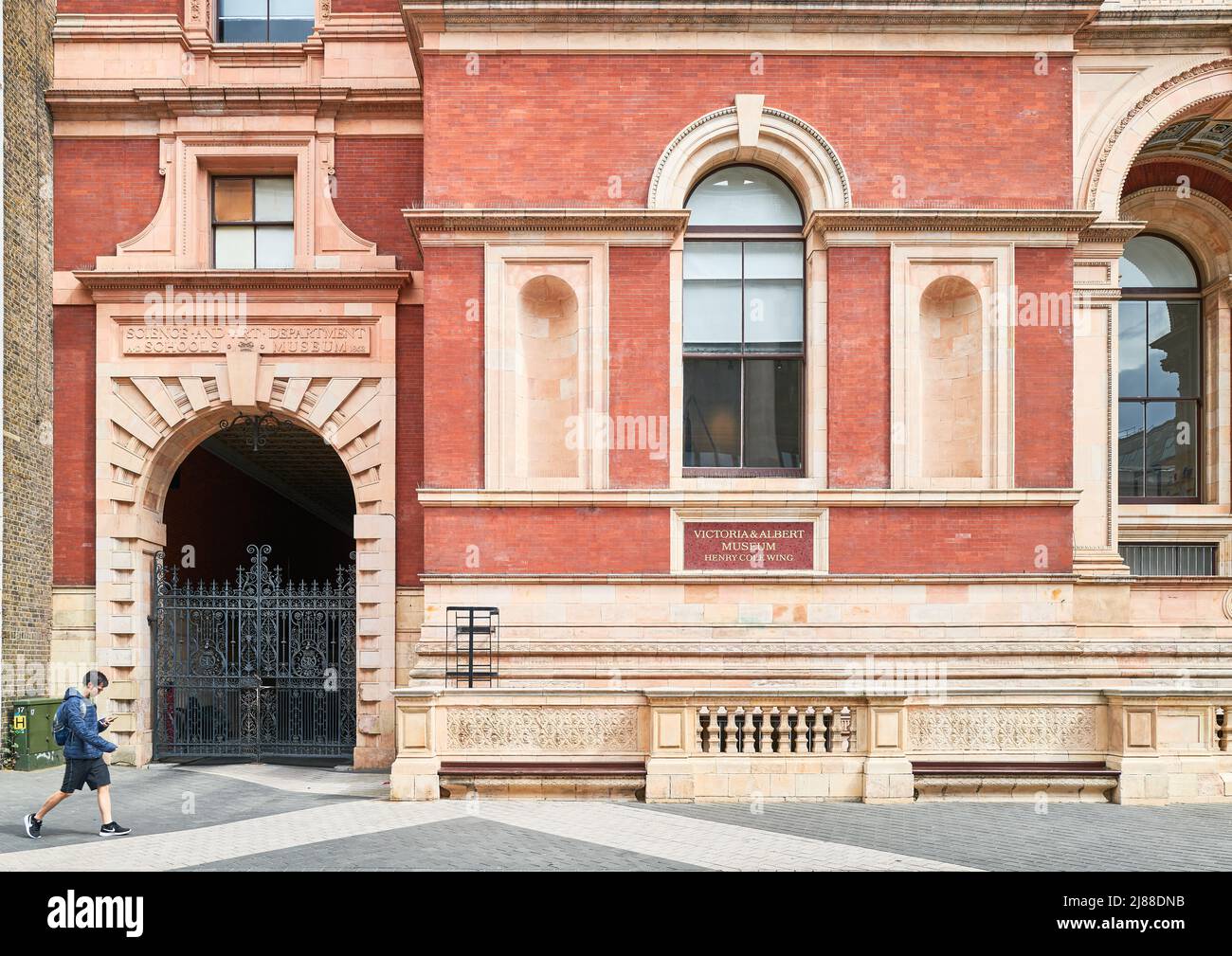 The Henry Cole wing of the Victoria and Albert museum, London, England. Stock Photo