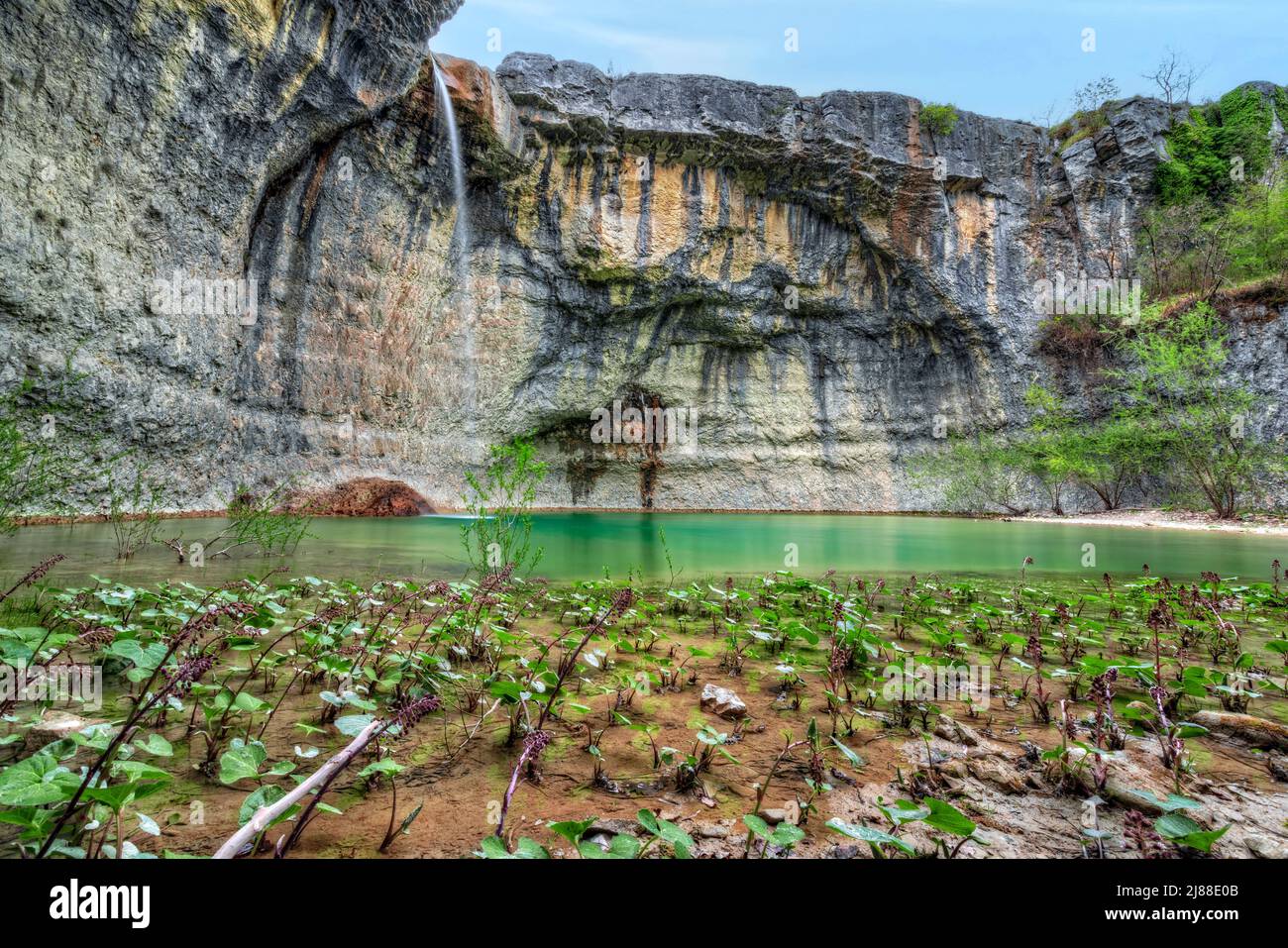 Sopot Waterfall, Gracisce, Istria, Croatia, Europe Stock Photo