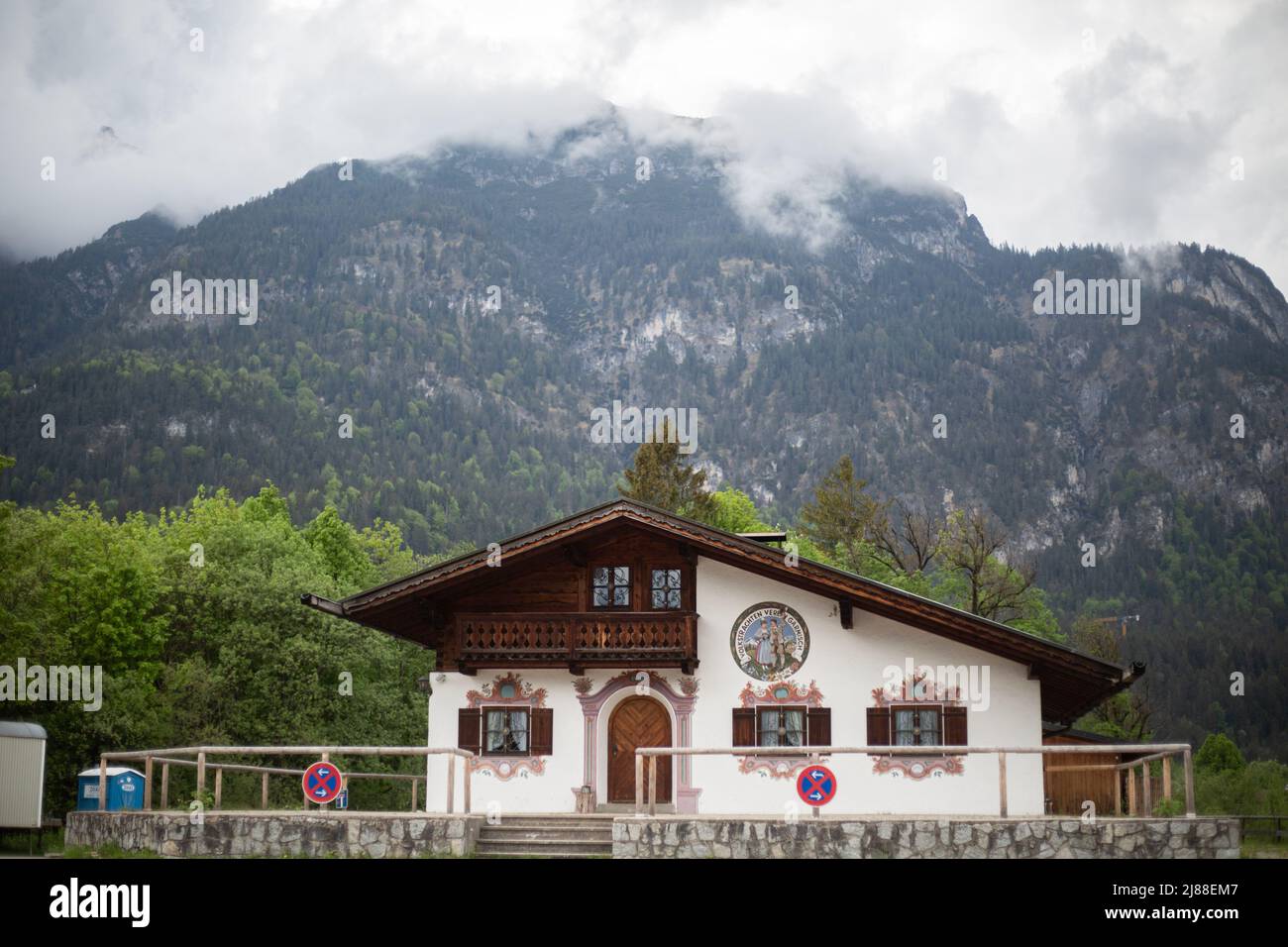 Garmisch-Partenkirchen has been preapring for the G7 meeting on May 13, 2022 for months. The G7 meeting will take place in Schloss Elmau, near Garmisch-Patenkirchen from June 26 until June 28 2022. (Photo by Alexander Pohl/Sipa USA) Stock Photo