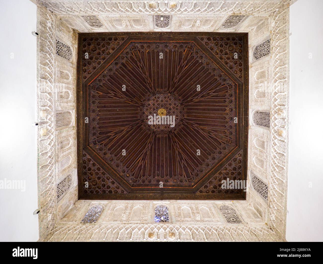 Ceiling in Sala de la Justicia (Hall of Justice) in Palacio del Yeso