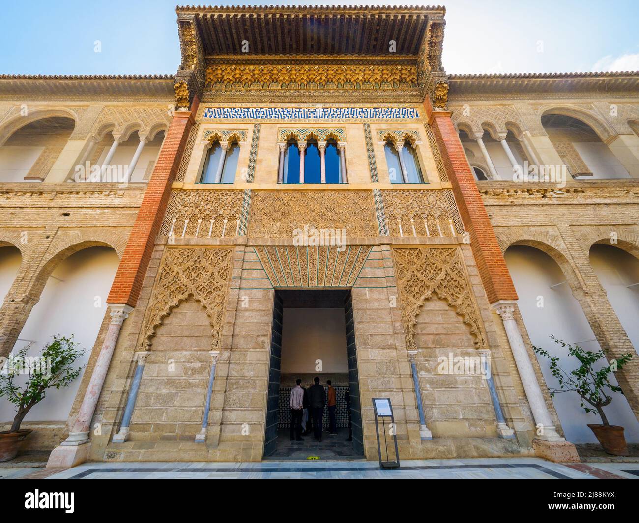 Facade of the Palacio del Rey Don Pedro (Palace of King Don Pedro