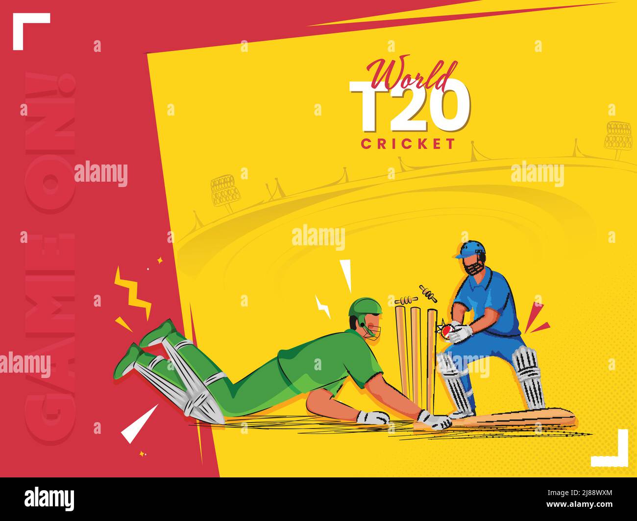 Cricket wicket keeper Stock Vector Images Alamy