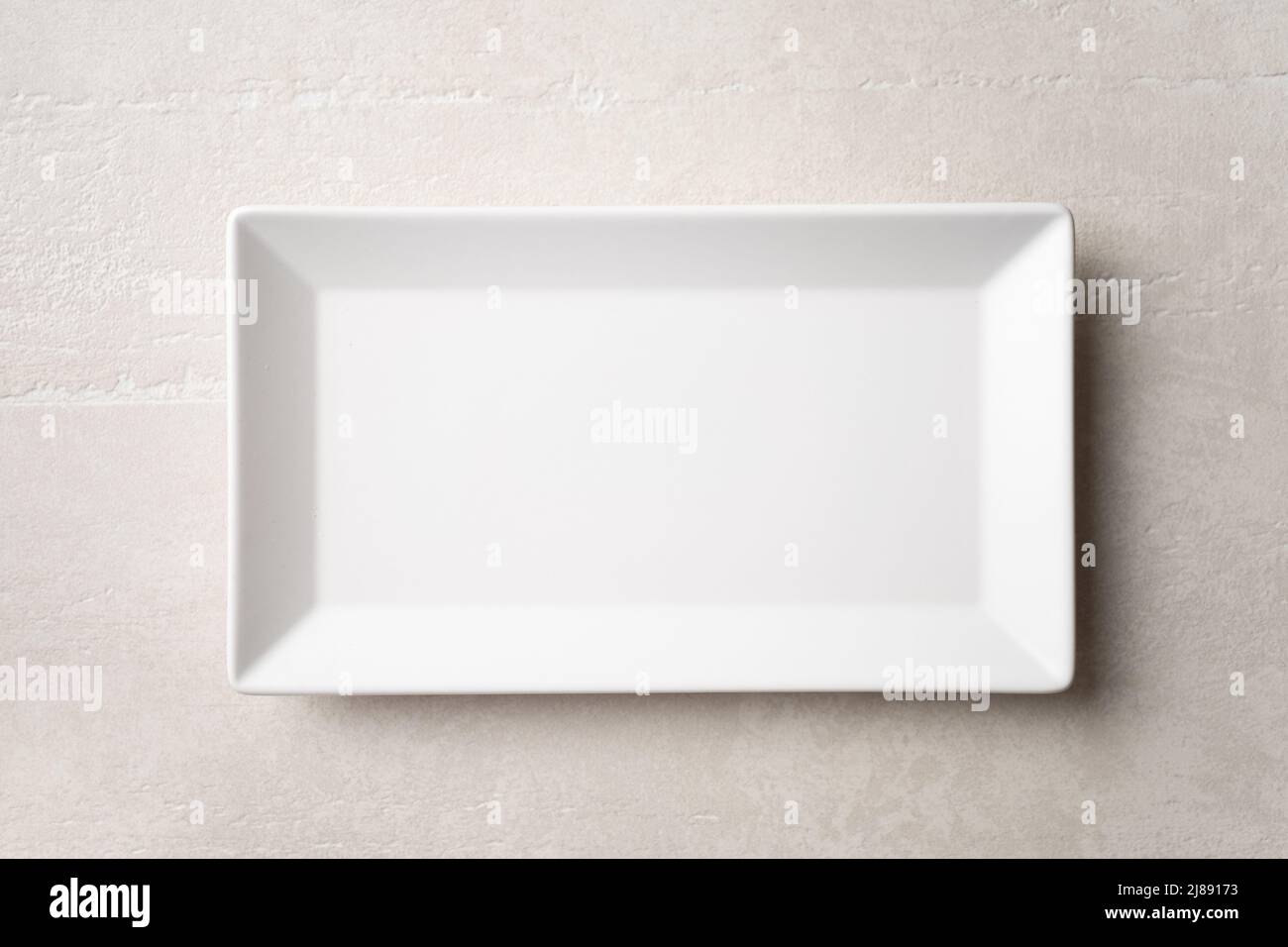 White long rectangular plate hi-res stock photography and images - Alamy