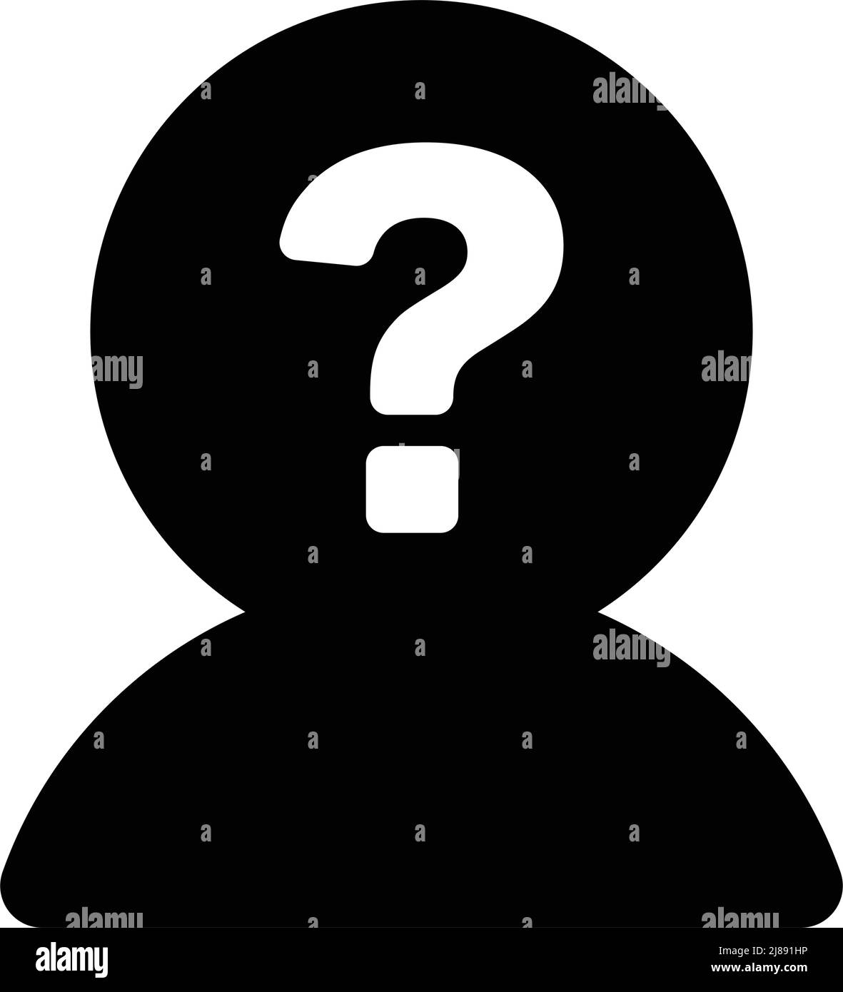 Silhouette of a mysterious figure. A suspicious figure. Editable vector. Stock Vector