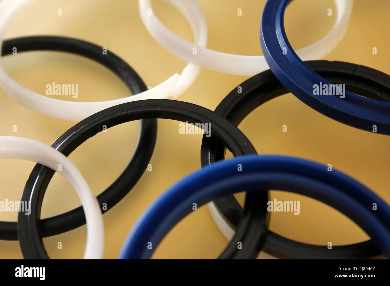 Rubber oring. Rubber sealing rings for joint seals Stock Photo Alamy