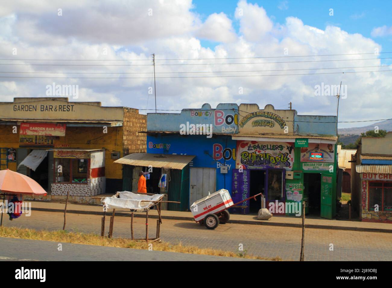 Kenyan small shops hires stock photography and images Alamy