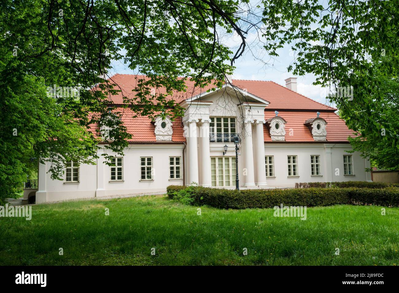 Historic manor in Koźminek, Kalisz County, Greater Poland Voivodeship