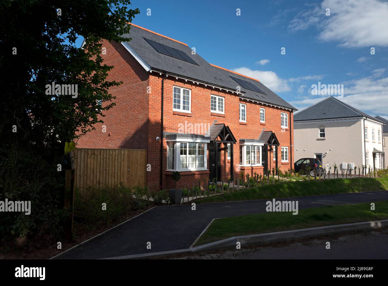 New Housing, Devon, UK Stock Photo Alamy