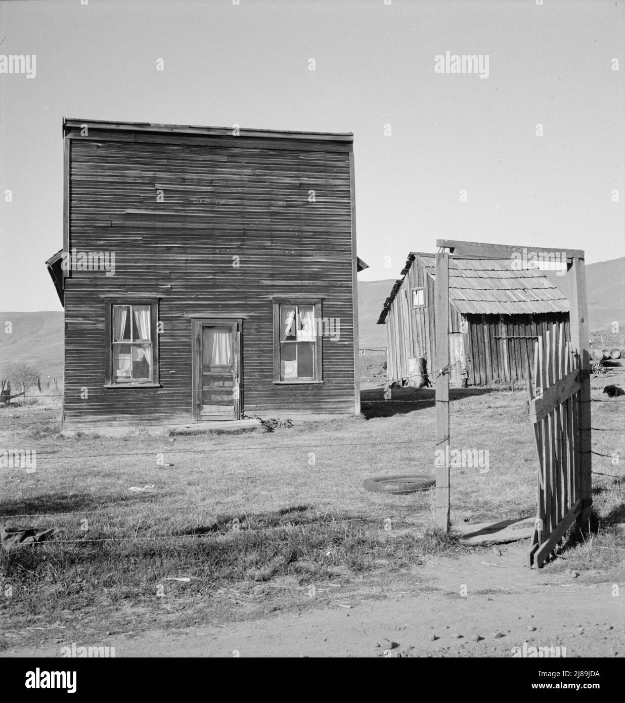 Farmer saloon and stagecoach tavern which is the temporary home of a