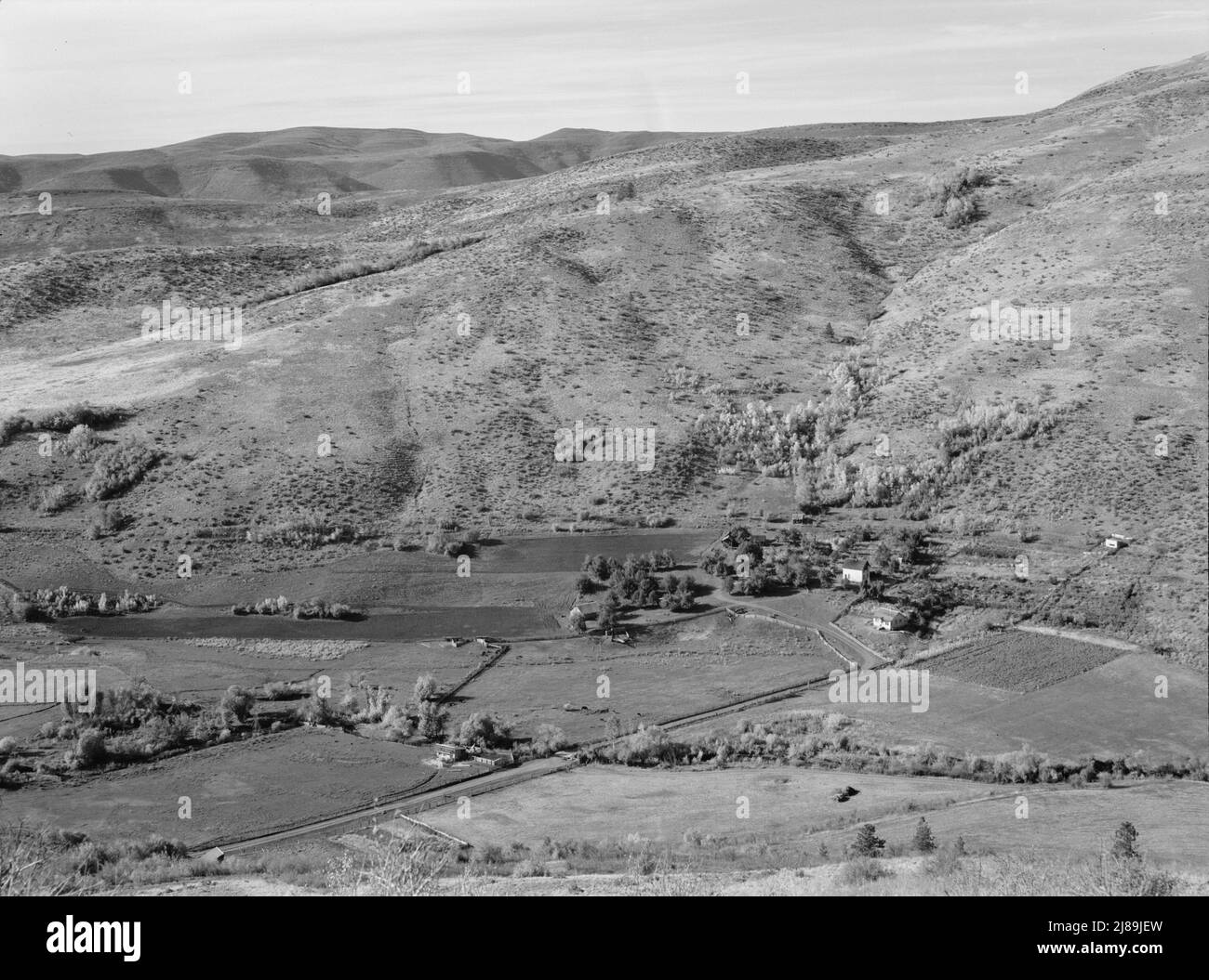 The Carlock farmstead. Mr. Carlock is a member of Ola selfhelp sawmill