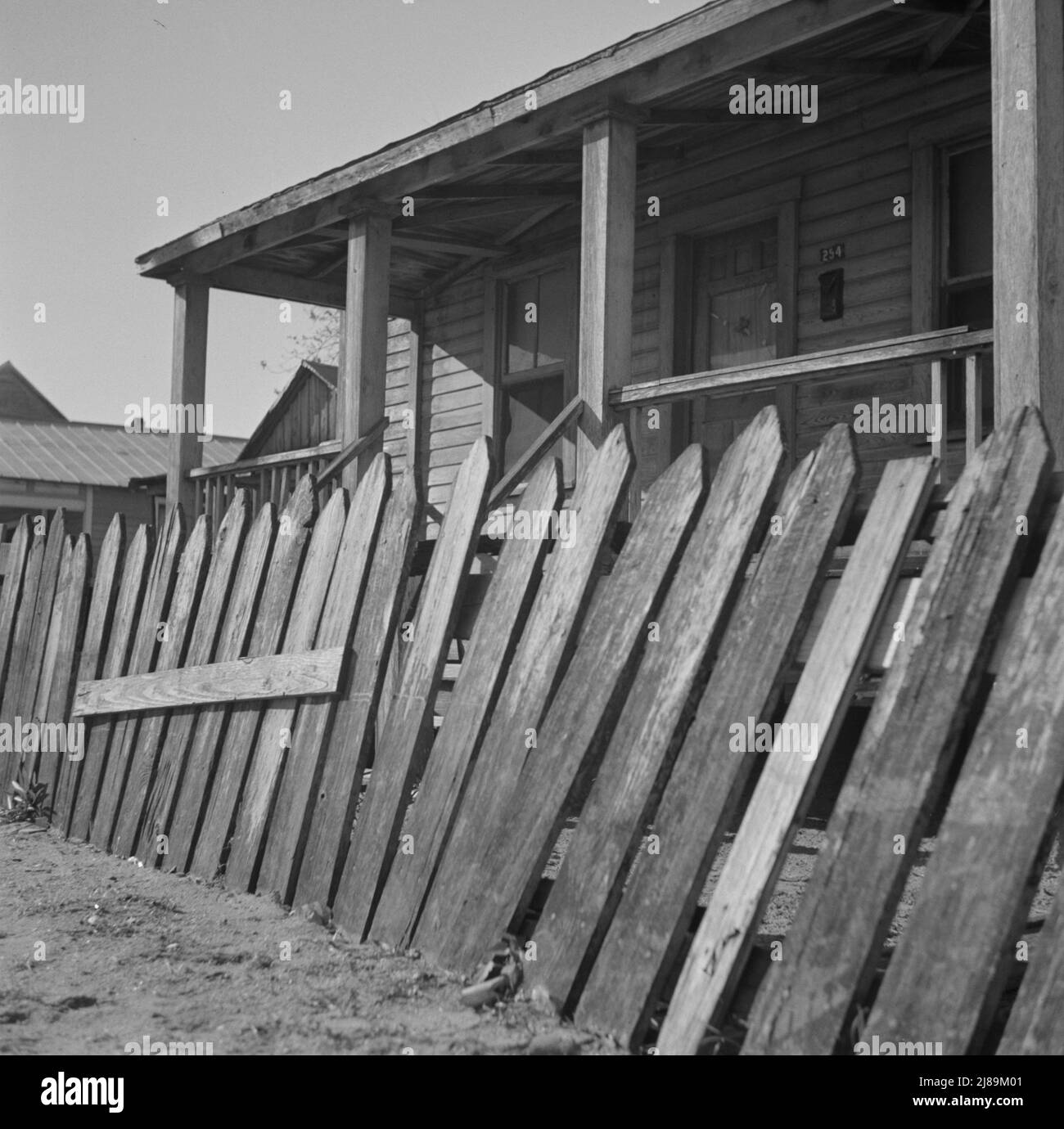 Daytona Beach, Florida. Home in the Negro section. Stock Photo