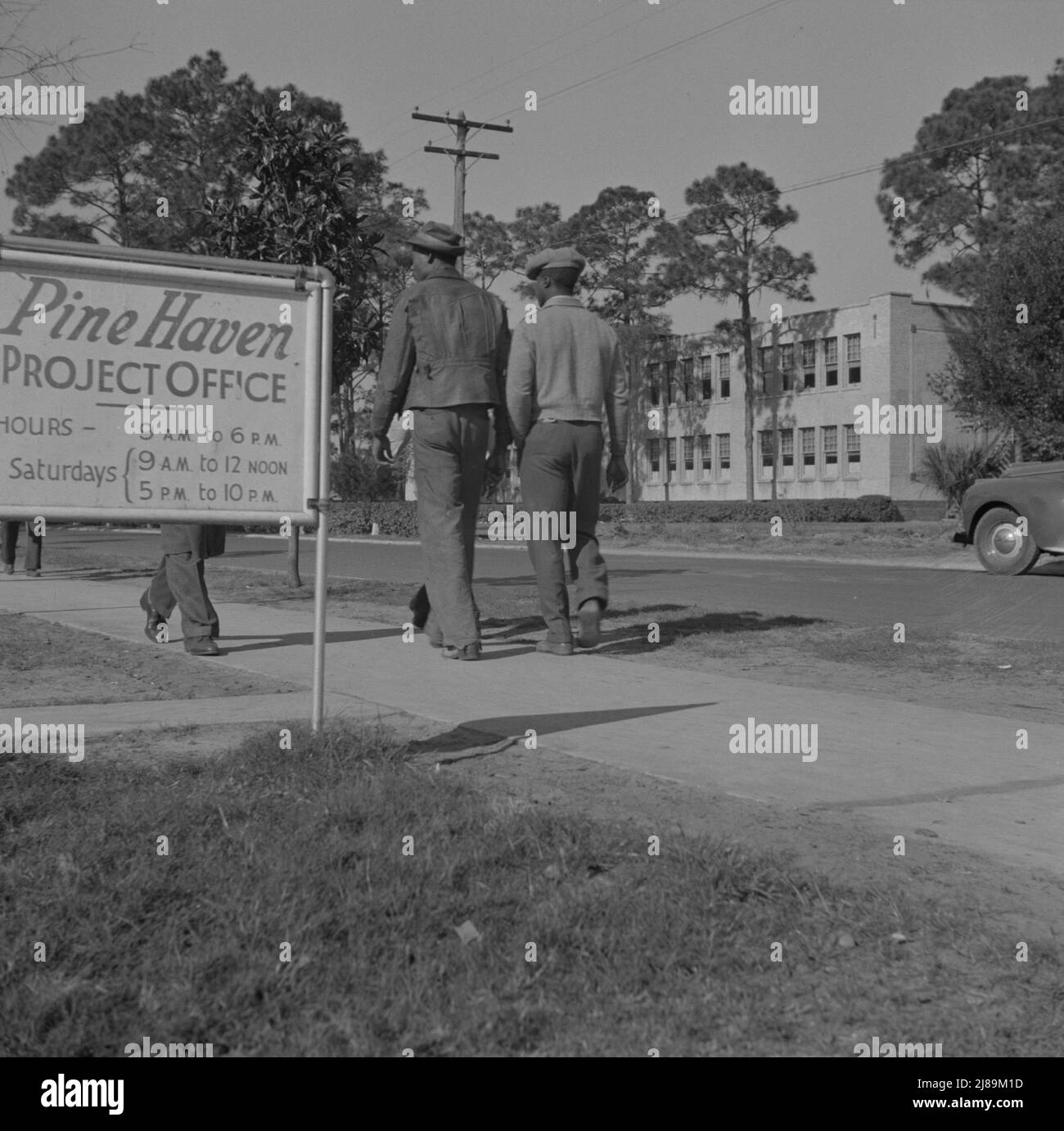 Daytona Beach, Florida. School for Negroes across the street from low
