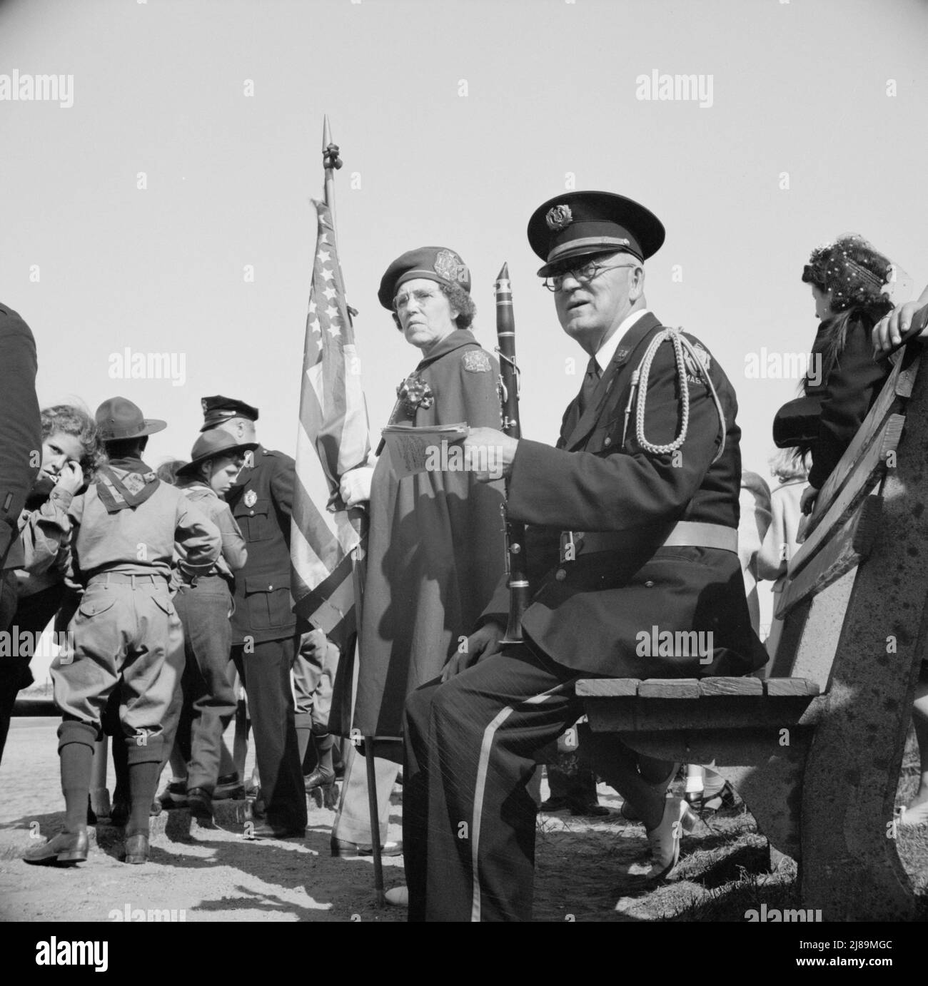 Gloucester, Massachusetts. Memorial Day, 1943. An aged member of the