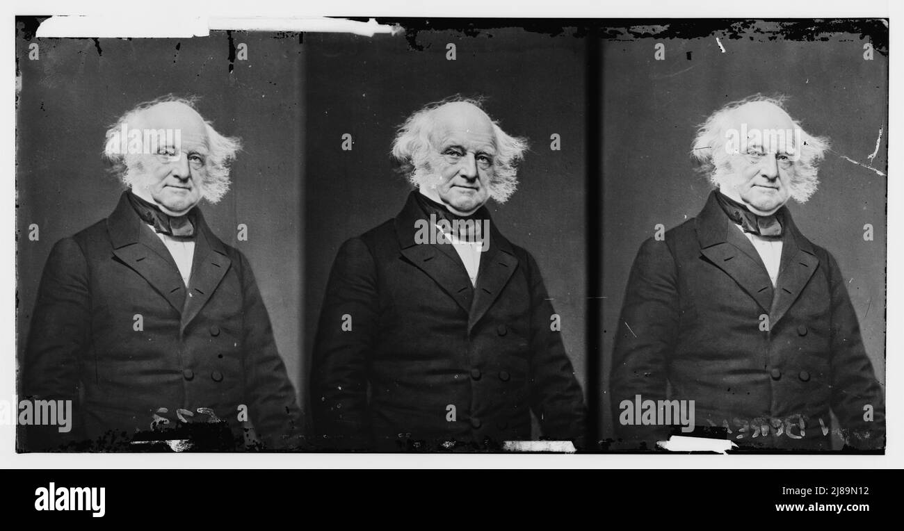 Martin Van Buren, ex-pres of U.S., ca. 1860-1862. Stock Photo