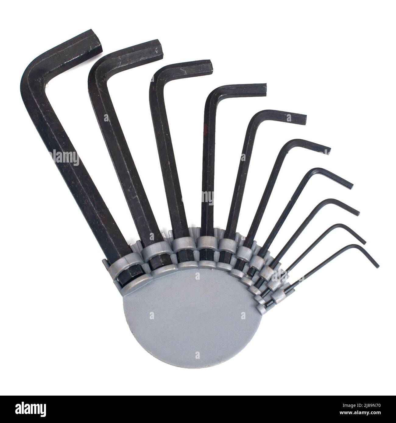 set of hex keys black isolated on the white background Stock Photo Alamy