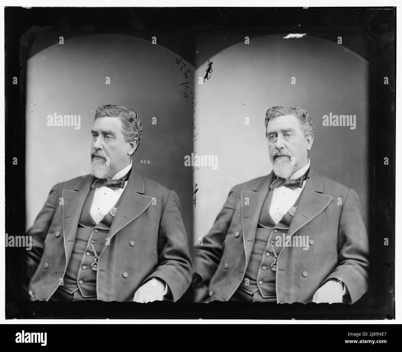 John Bussing Haskin of New York, 1865-1880. Haskin, Hon. J.B. of N.Y., between 1865 and 1880. Stock Photo