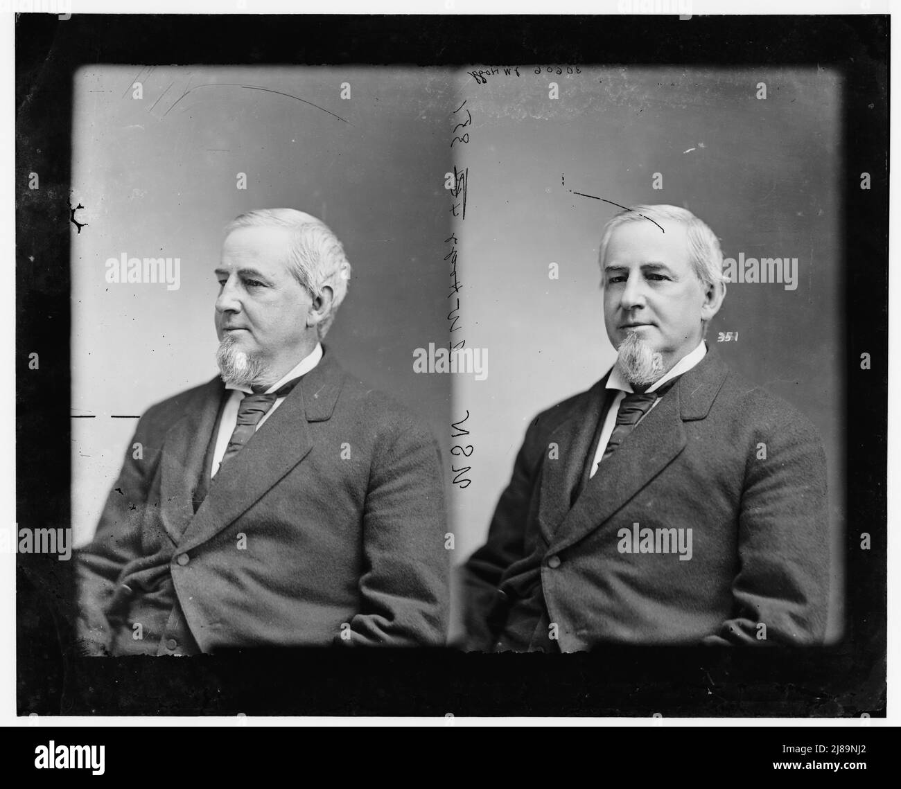 J.W. Hogg, 1865-1880. Hogg, J.W., U.S.N. [US Navy], between 1865 and 1880. Stock Photo