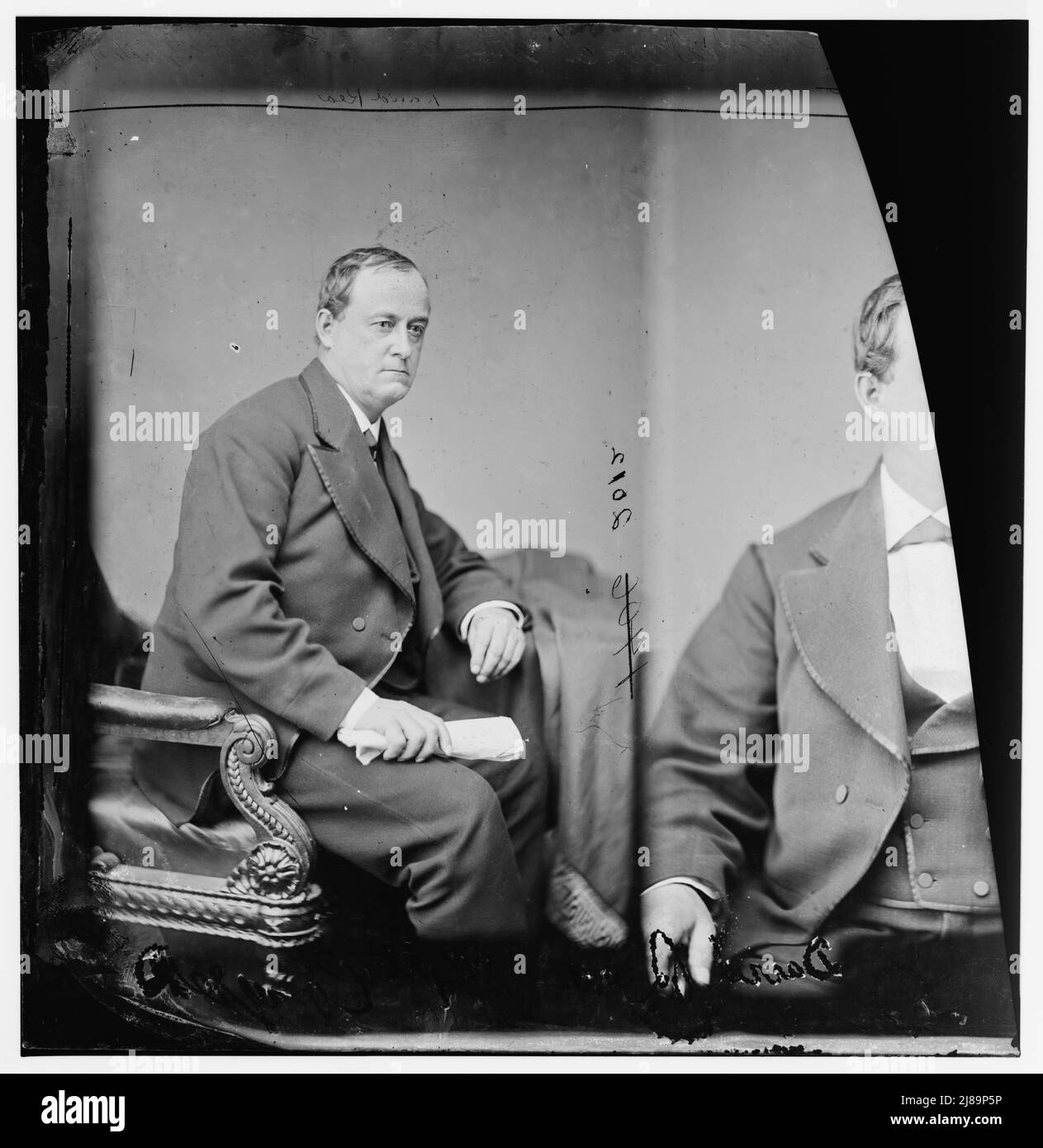 David Rea of Missouri, 1865-1880. Rea, Hon. David, Rep. of MO, Lt. Col. in Federal Army, between 1865 and 1880. [Soldier in the Union Army, lawyer and politician]. Stock Photo