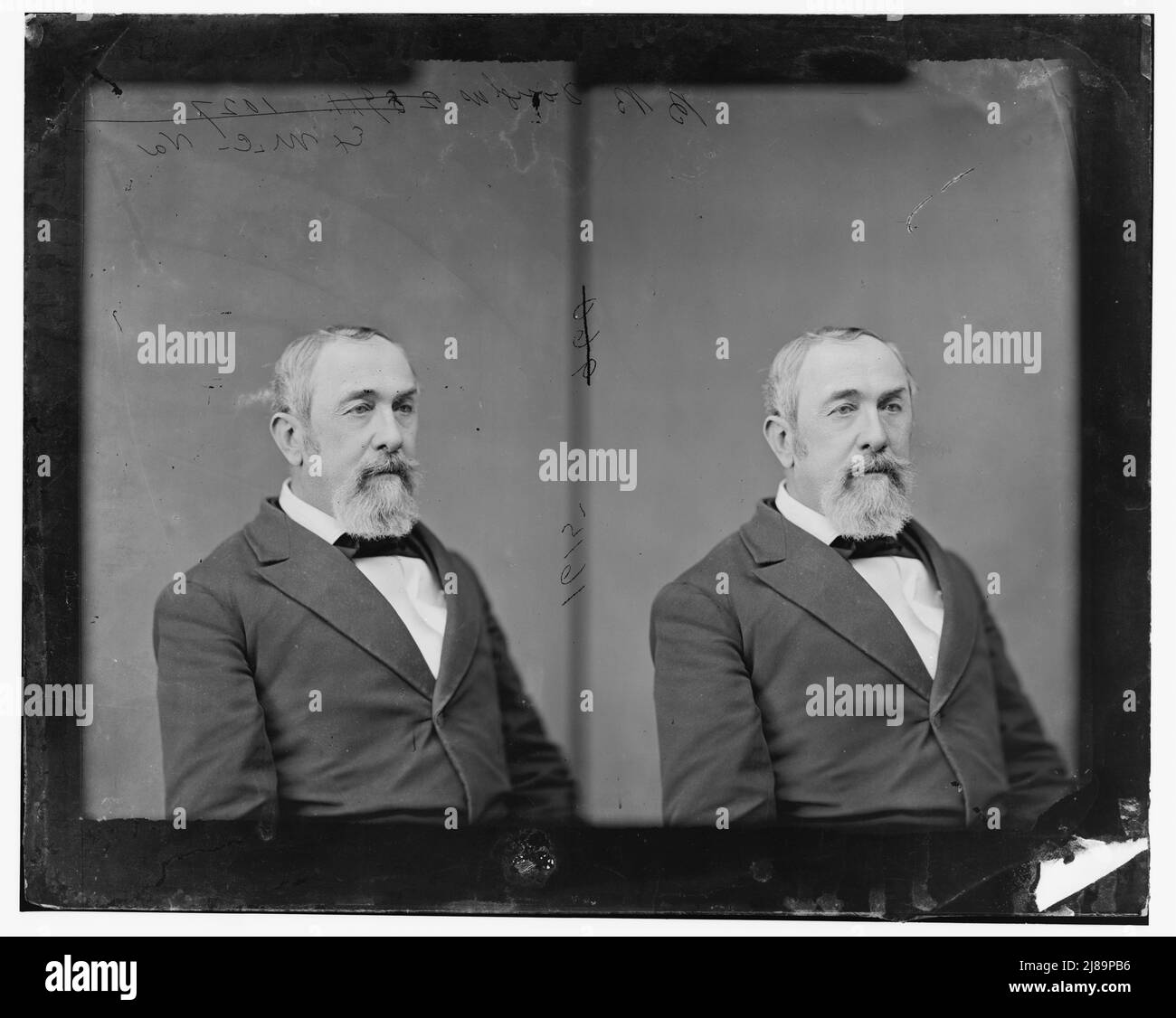 B.B. Douglas of Virginia, 1865-1880. Douglas, Hon. B.B. Rep. of VA, Major in 5th Va. Cavalry, between 1865 and 1880. [Politician, lawyer and soldier: lieutenant in the 9th Virginia Cavalry Regiment, (Lee's Rangers), of the Confederate States Army]. Stock Photo