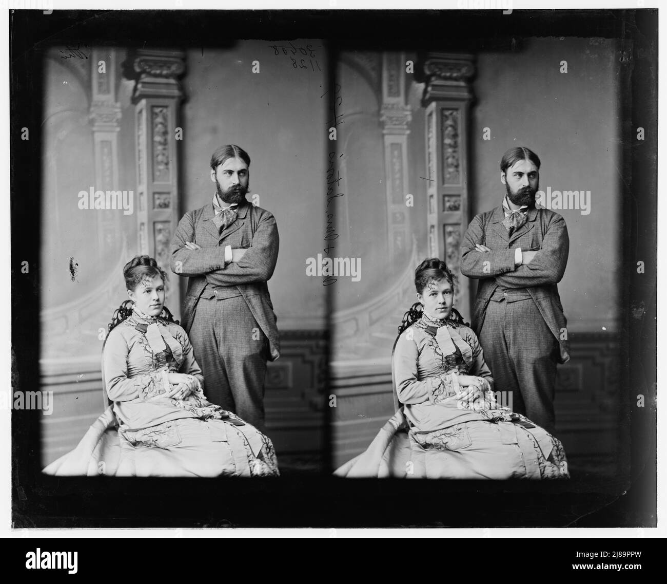 Satoris, Mr. &amp; Mrs. (Nellie Grant), between 1865 and 1880. Stock Photo