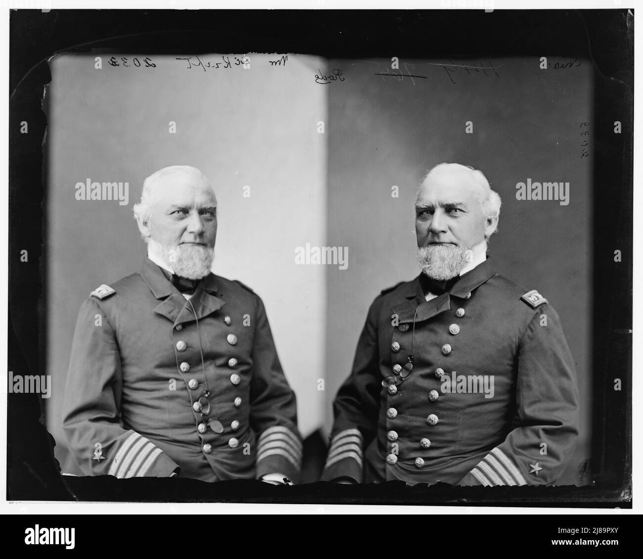 Admiral DeKraft, 1865-1880. DeKraft, Admn. U.S.N., between 1865 and 1880. Stock Photo