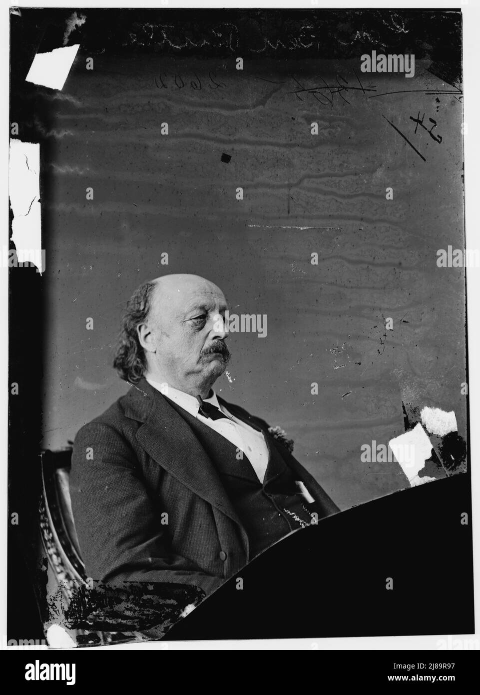 Senator Benjamin Franklin Butler of Massachusetts, 1870-1880. Hon. Benjamin Butler, Senator from Mass., between 1870 and 1880. Stock Photo