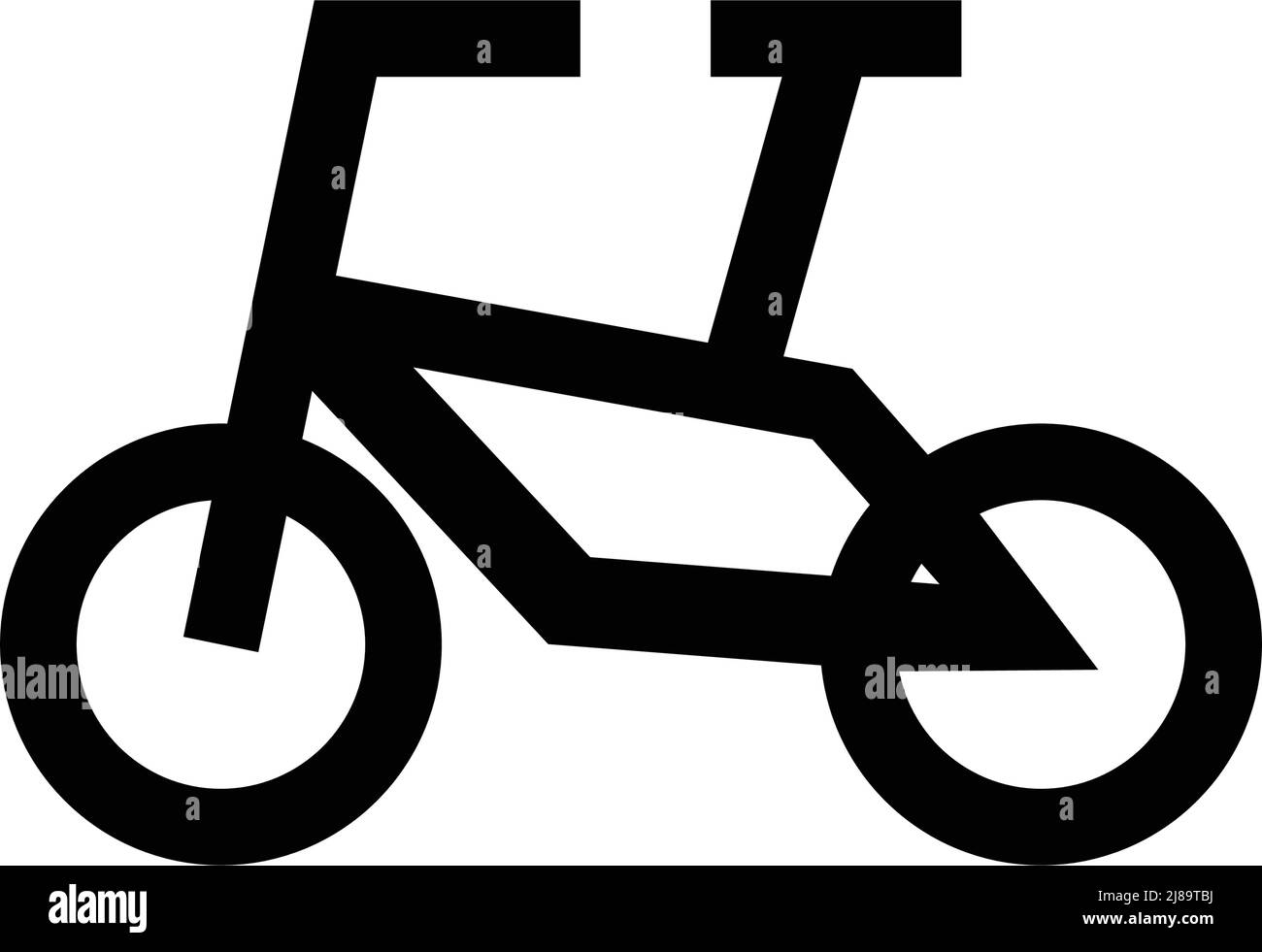 An icon that can be used for bicycles, etc. Editable vector. Stock Vector