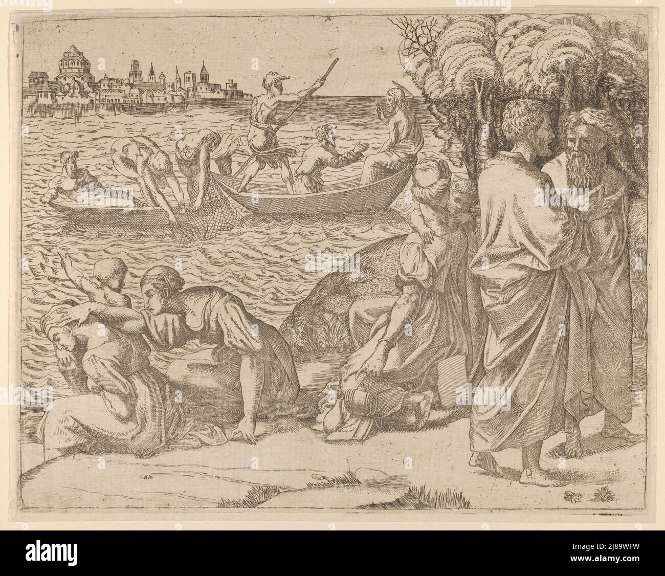 The Miraculous Draught of Fishes, 154050 Stock Photo Alamy