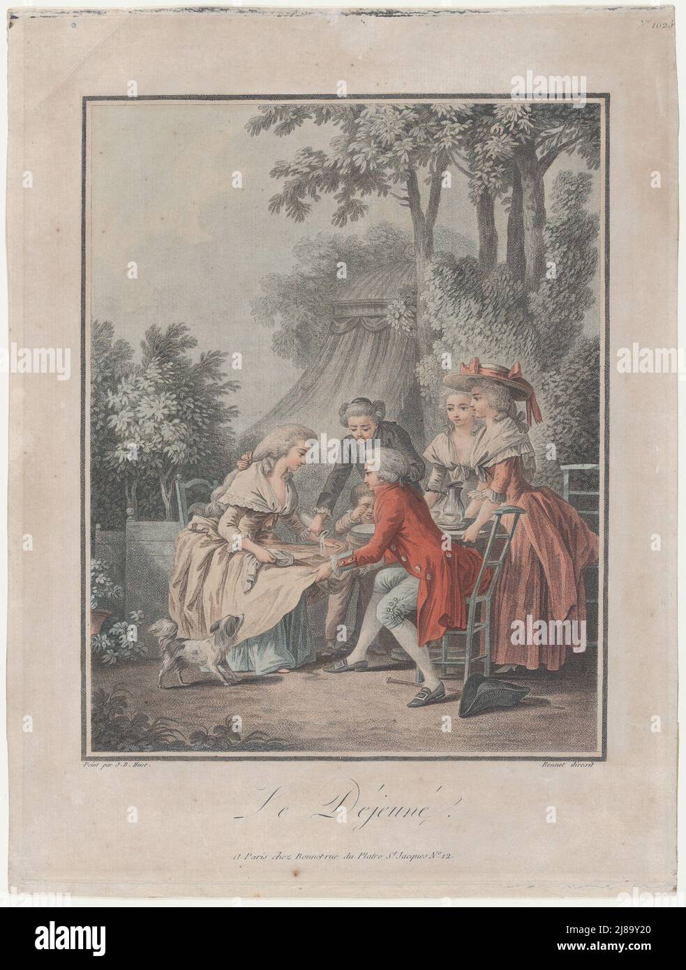 The Lunch, 1787-93. Stock Photo