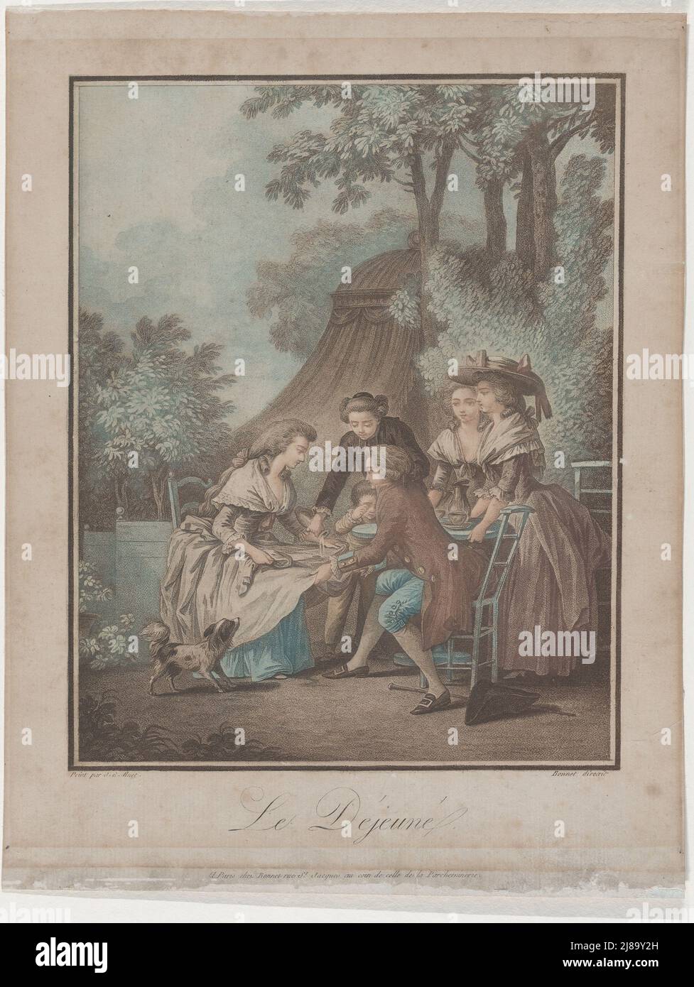 The Lunch, 1787-93. Stock Photo