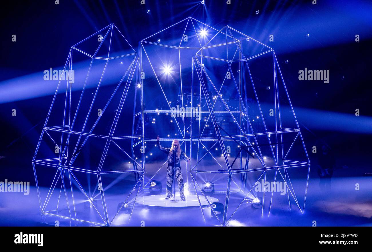 Spaceman Singer Sam ryder eurovision turin hi-res stock photography and images - Alamy