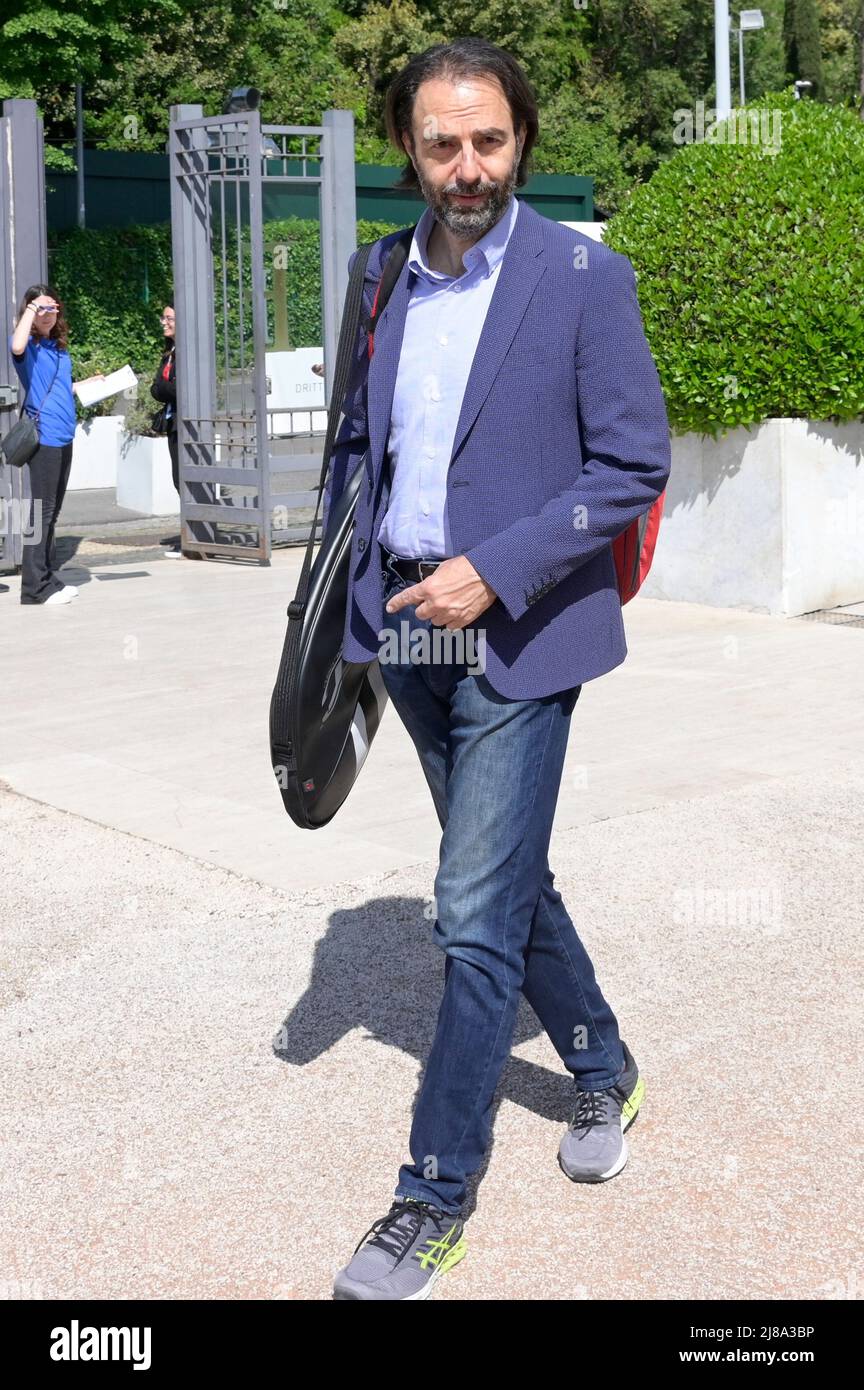Rome, Italy. 14th May, 2022. Neri Marcorè attends the may edition of Tennis &Friends event at Foro Italico. Credit: SOPA Images Limited/Alamy Live News Stock Photo