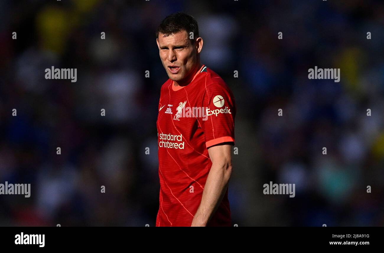 London, UK. 14th May, 2022. James Milner (Liverpool) during the FA Cup Final match between Chelsea and Liverpool at Wembley Stadium on May 14th 2022 in London, England. (Photo by Garry Bowden/phcimages.com) Credit: PHC Images/Alamy Live News Stock Photo