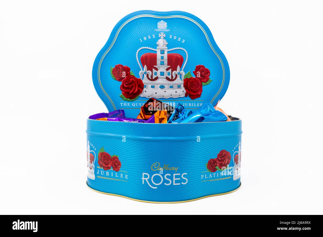 Cadbury Roses Limited Edition Platinum Jubilee Tin Stock Photo Alamy