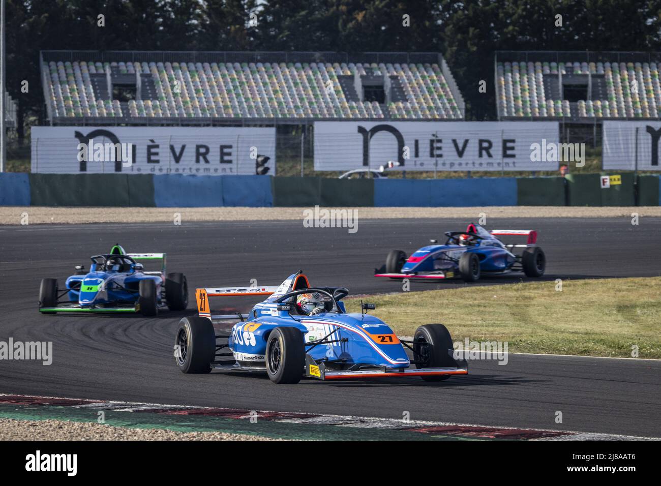 27 PIERRE Edgar (fra), Formule 4 - Mygale Genération 2, action during the 3rd round of the Championnat de France FFSA F4 2022, from May 13 to 15 on the Circuit de Nevers Magny-Cours in Magny-Cours, France - Photo Marc de Mattia / DPPI Stock Photo