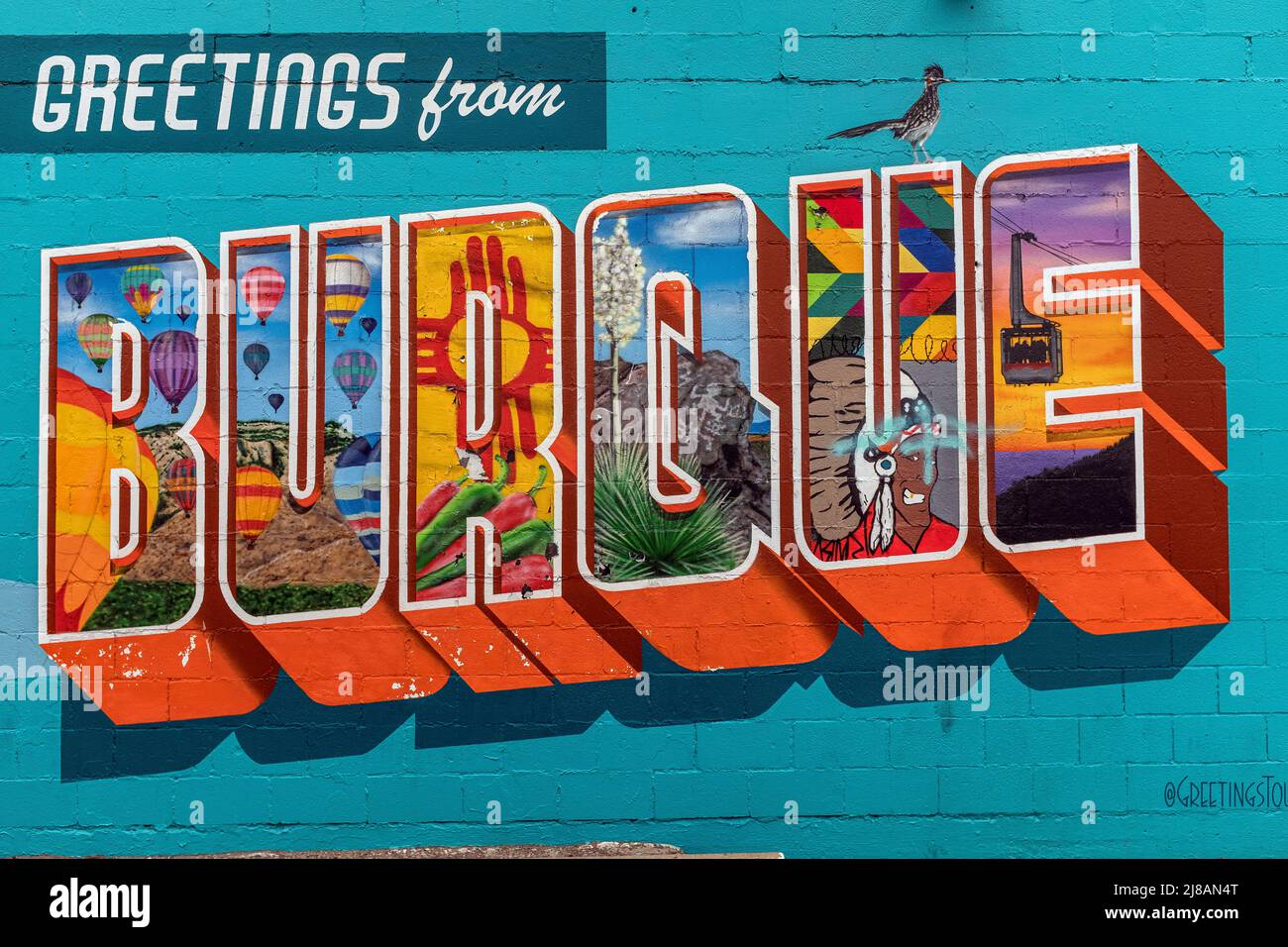 Albuquerque, New Mexico street art Stock Photo - Alamy