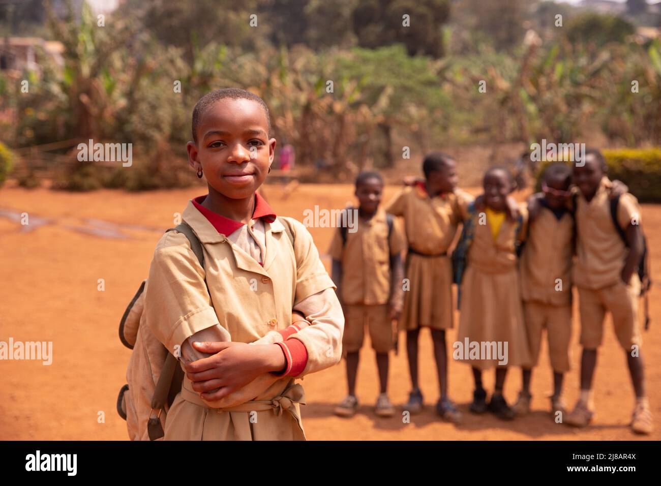 African school uniform together hi-res stock photography and images - Alamy