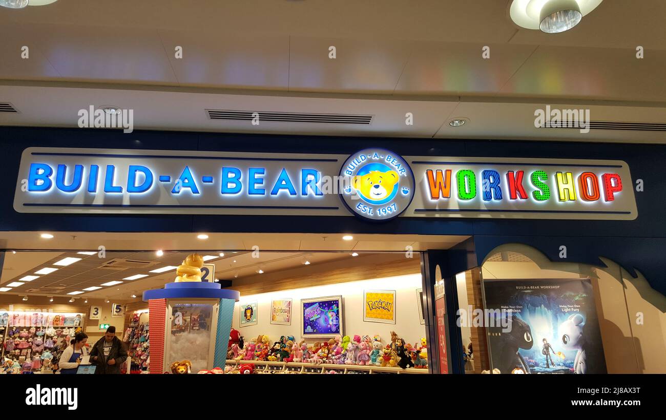 Build A Bear Workshop Shop Sign Stock Photo